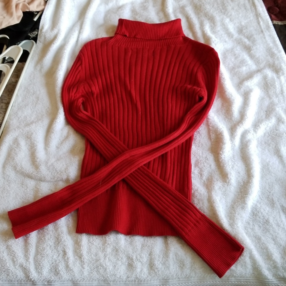 Red sweater